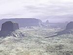 Dusty desert